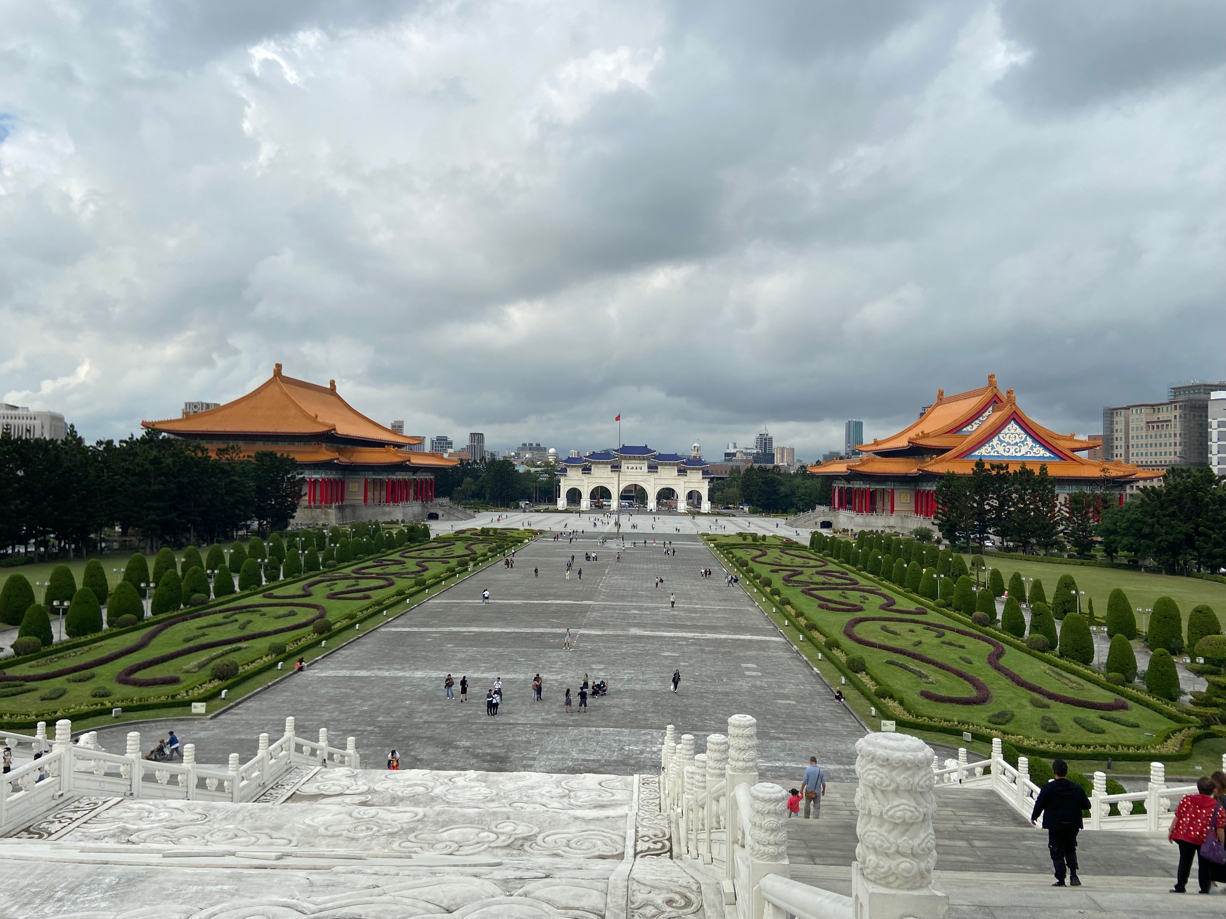 View from Chiang Kai-Shek Memorial Hall.