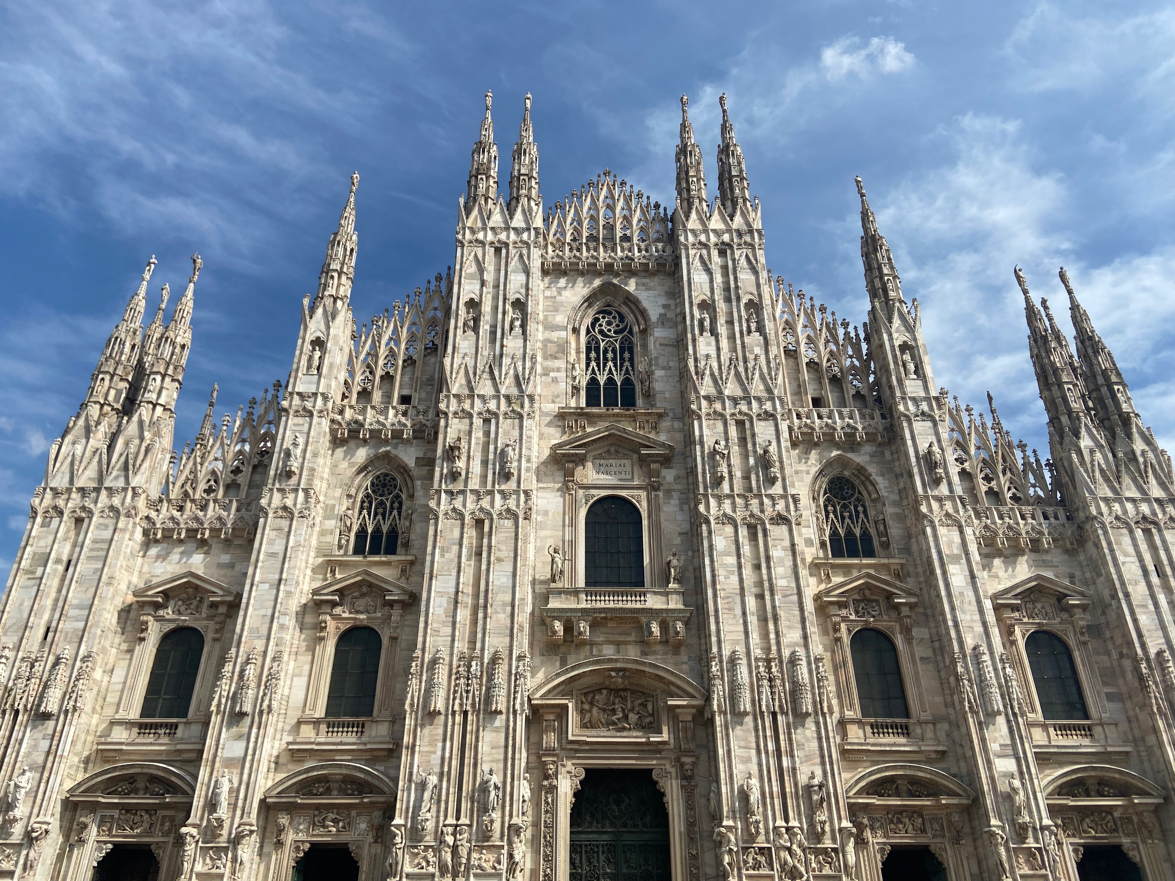 Milan Cathedral during the day.