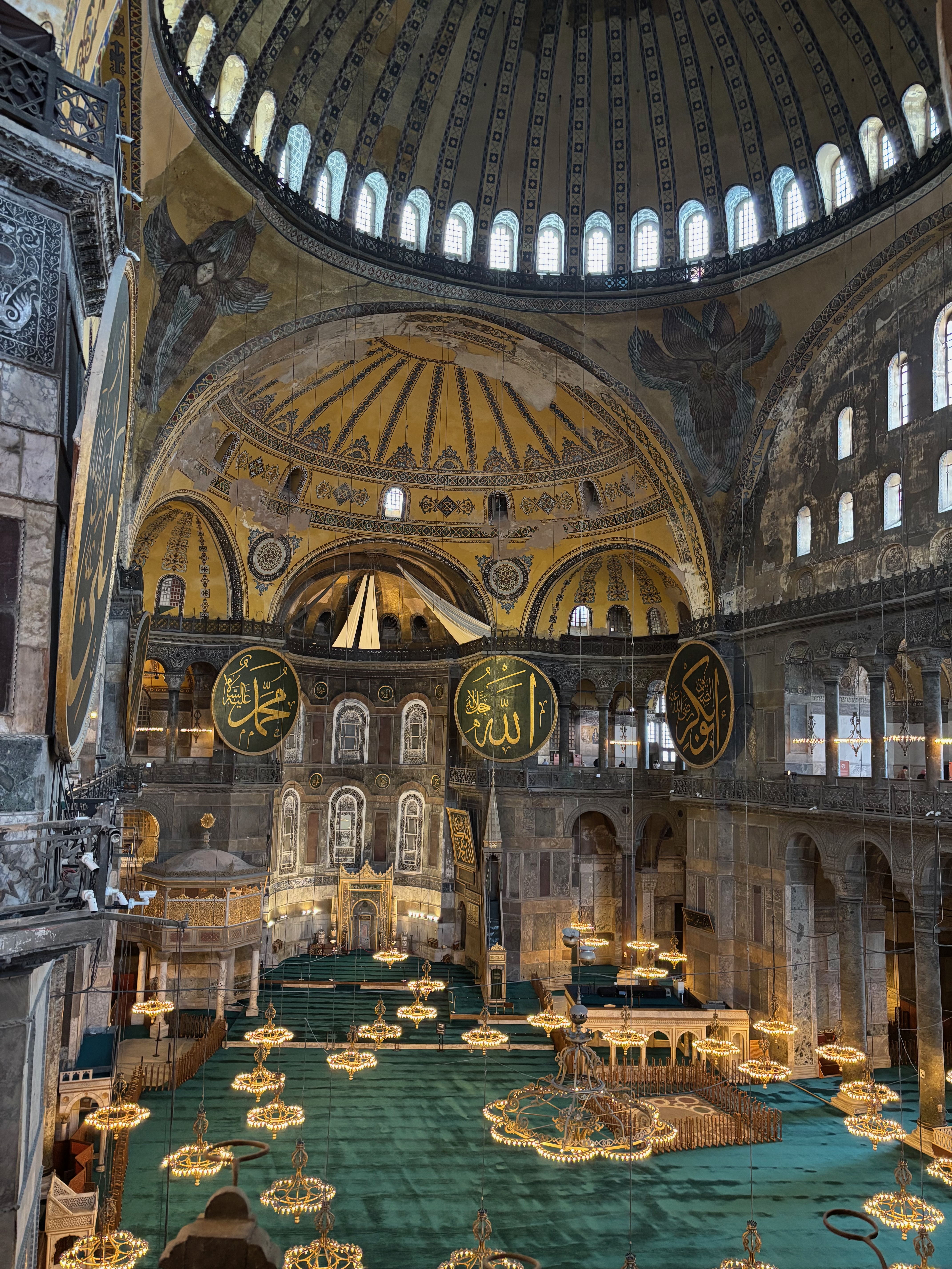 A view of the Hagia Sofia.