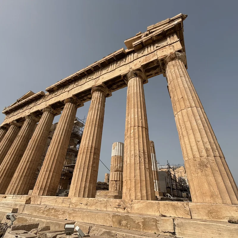 Side view of the Acropolis.