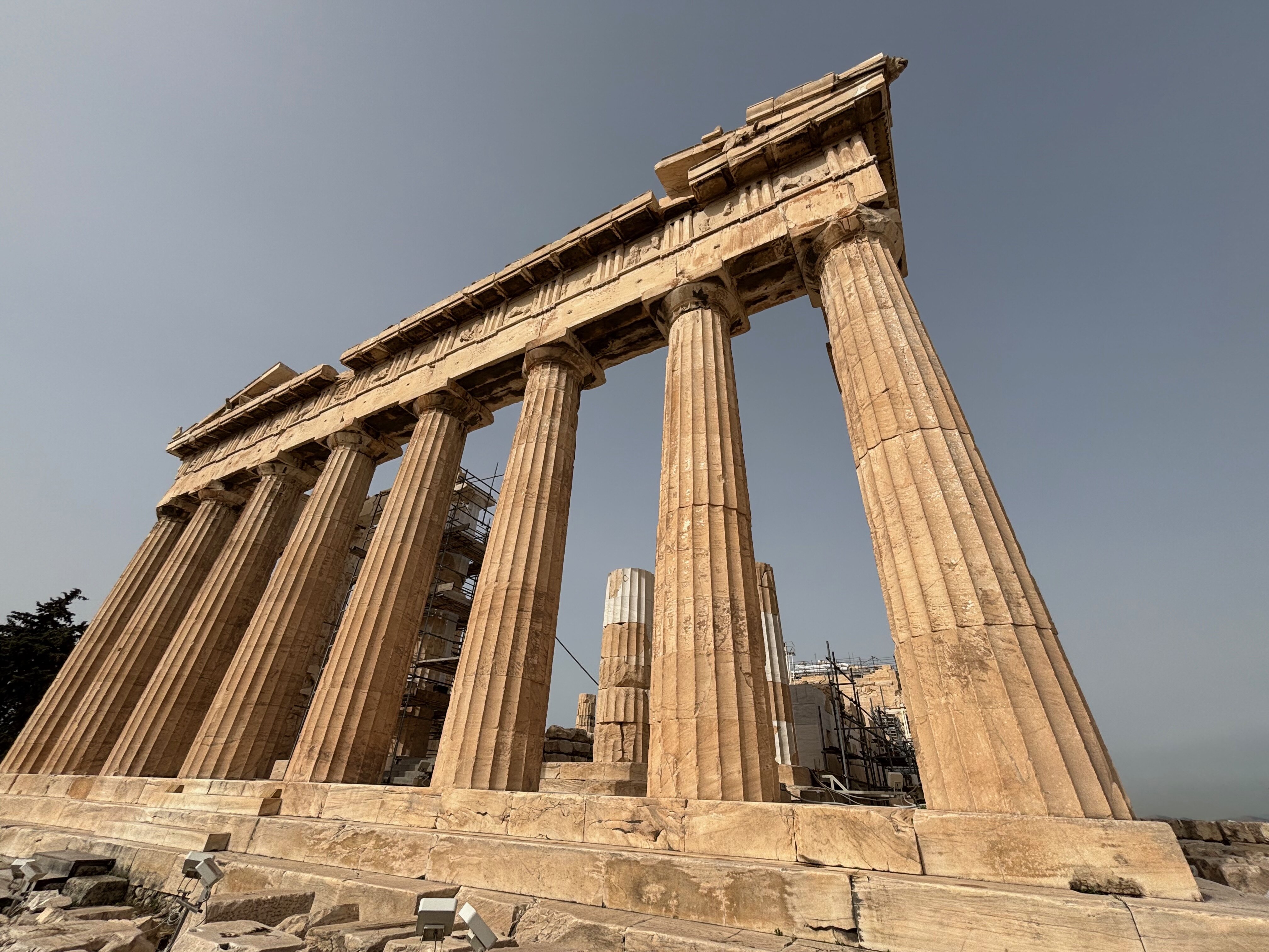 Side view of the Acropolis.
