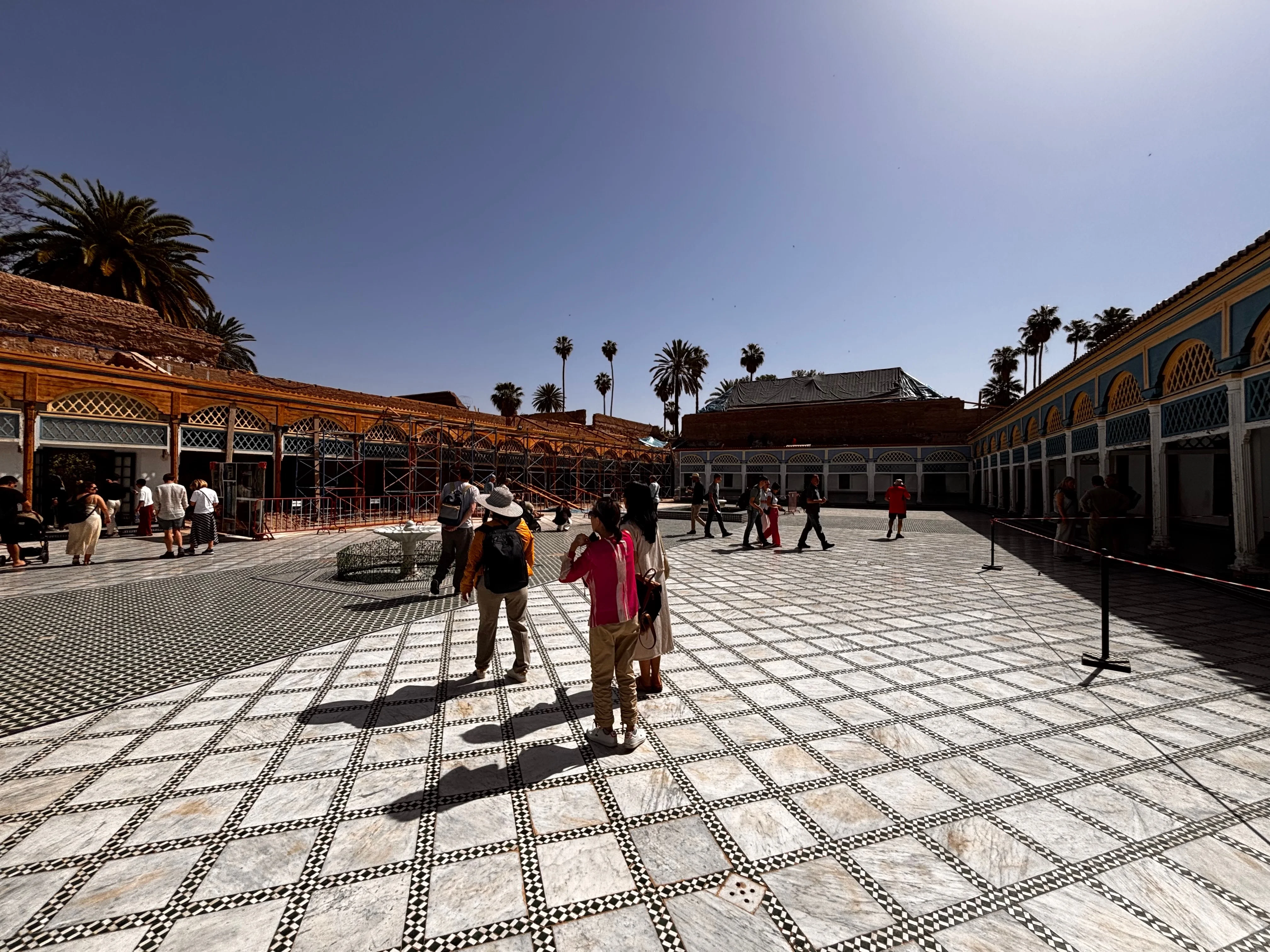 Courtyard of the Bahia Palace.