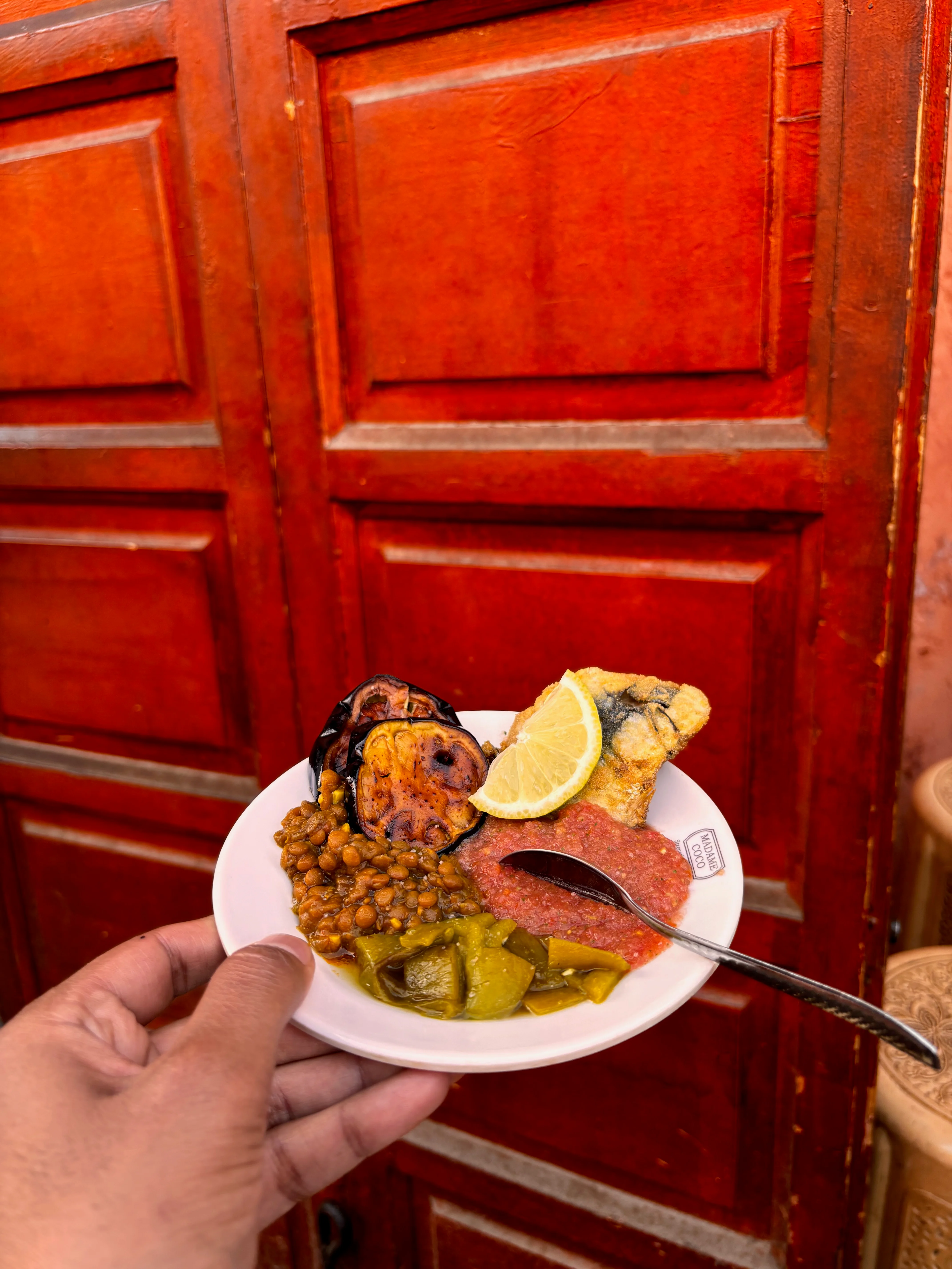 Food I ate during my tour (Aubergine).