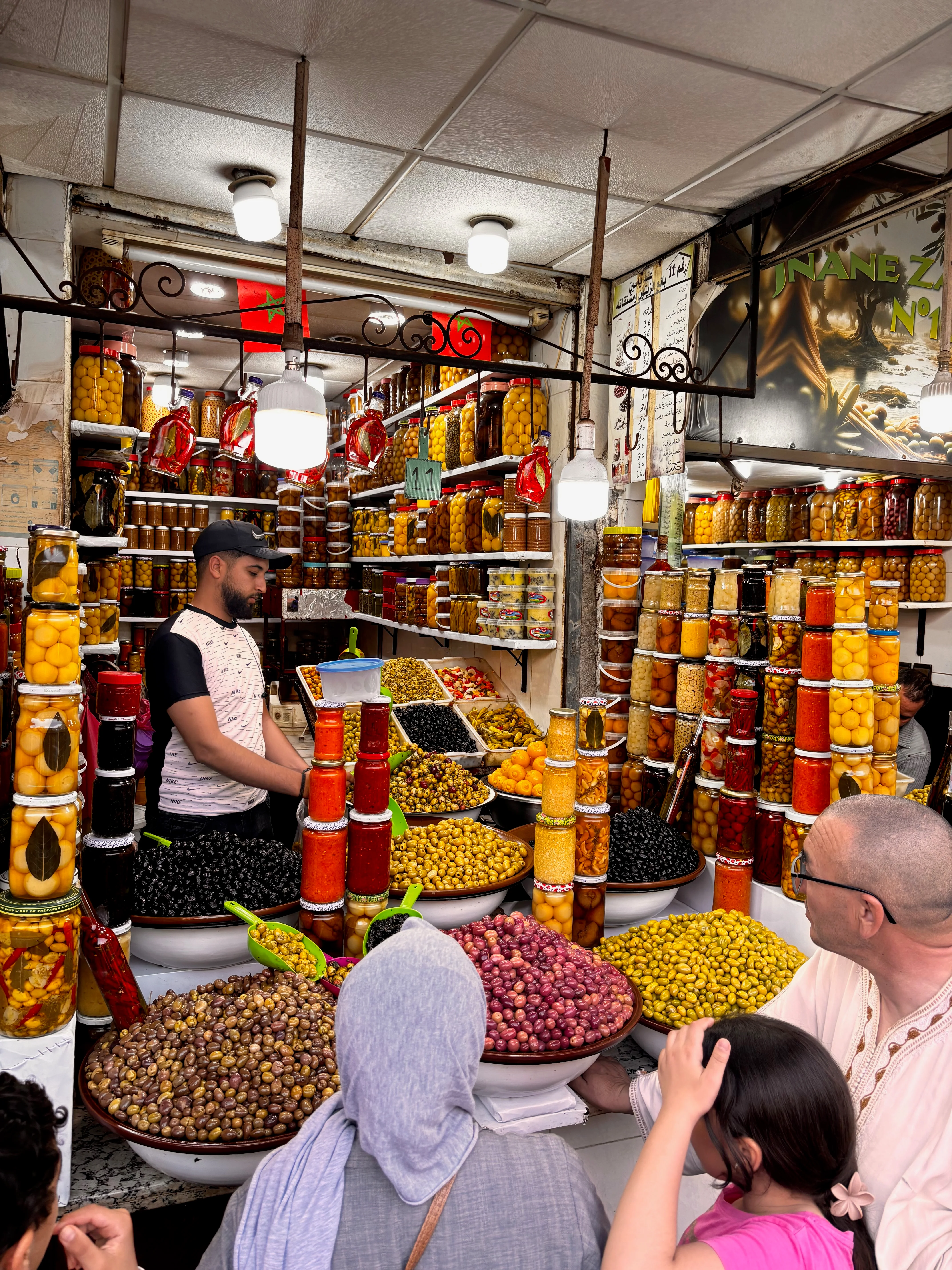 Food I ate during my tour (Olives).