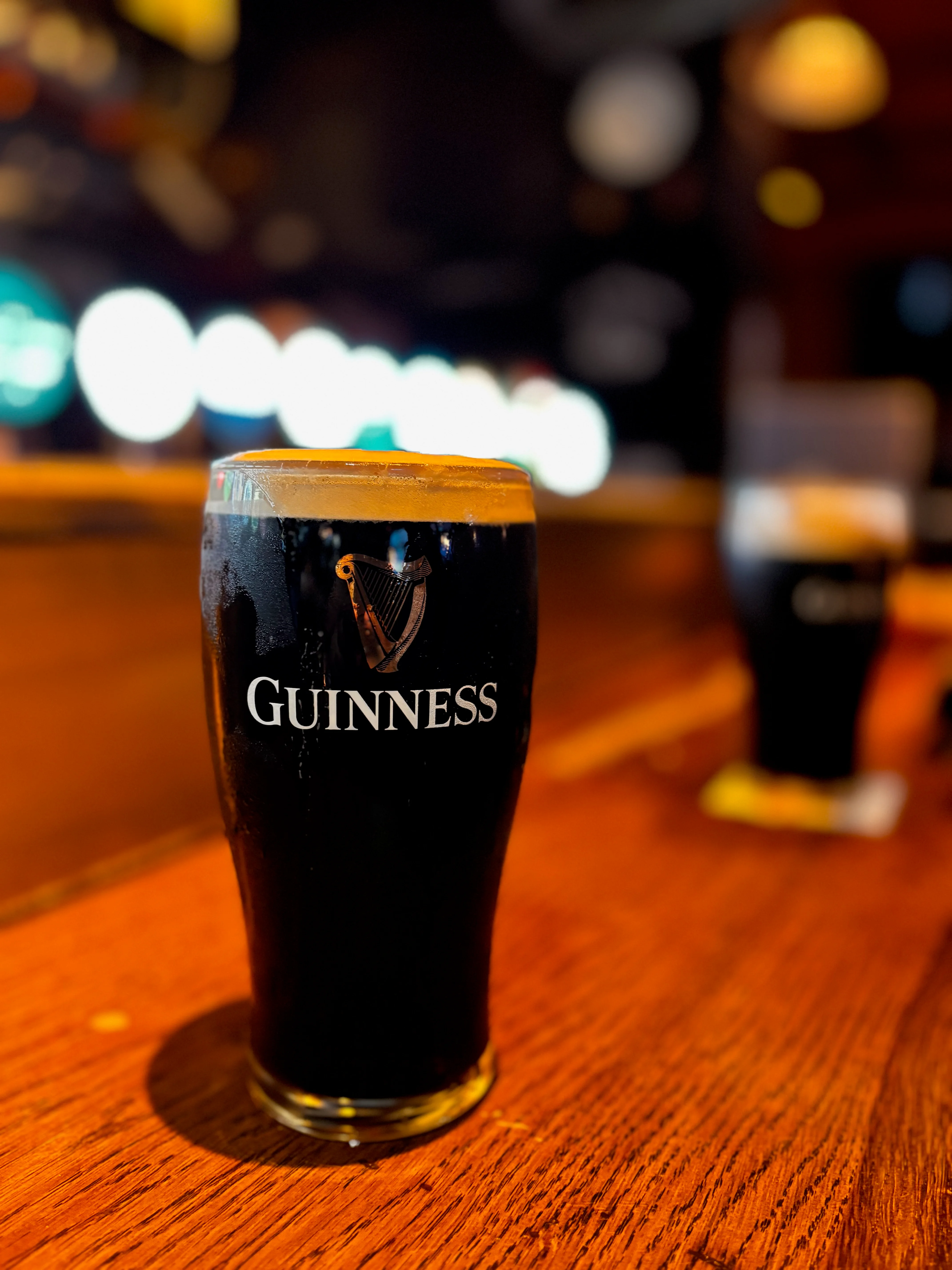 A pint of Guinness