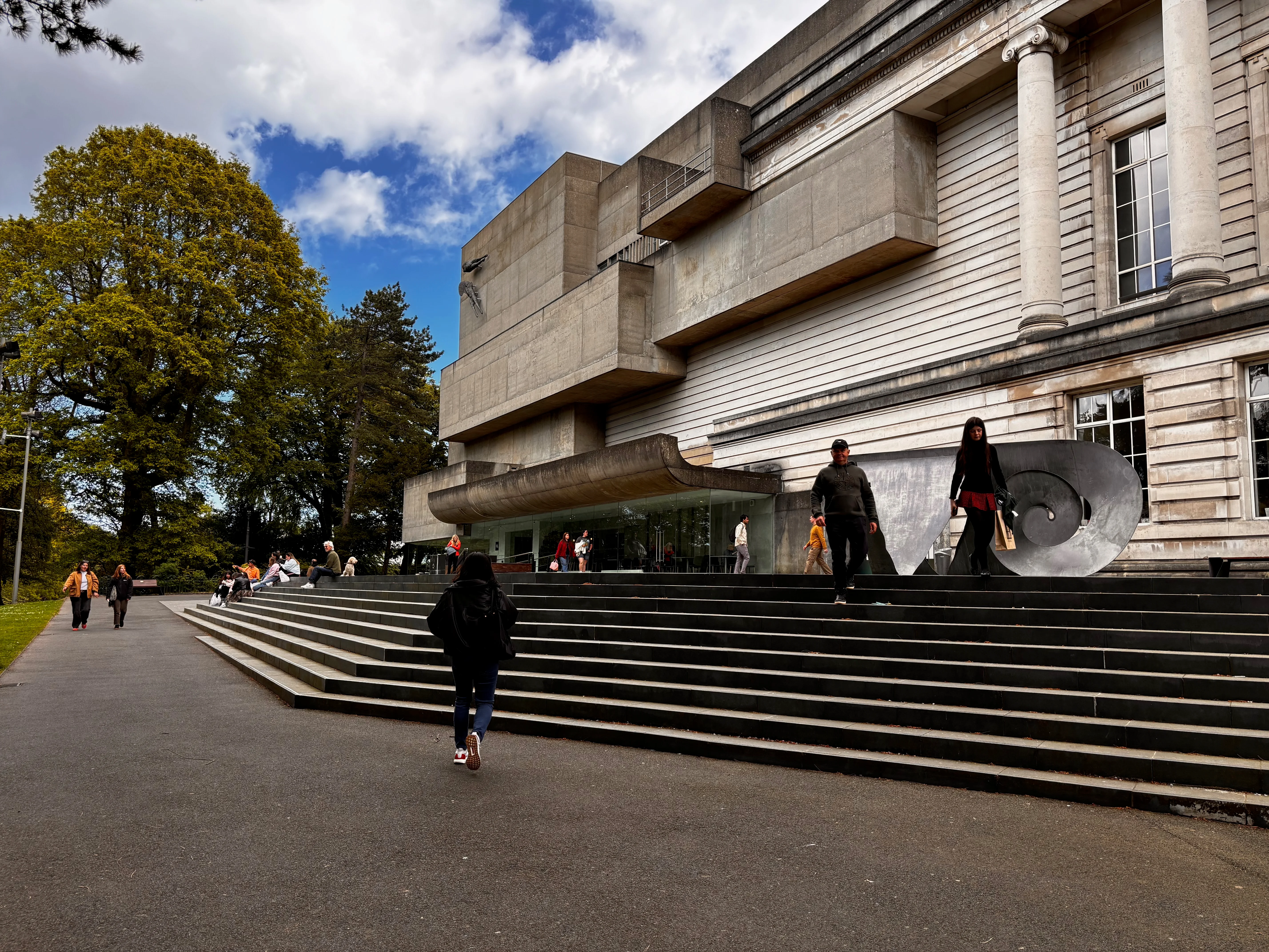 Front of the Ulster museum.