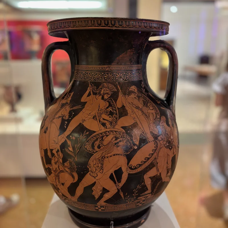 Single Greek Vase.