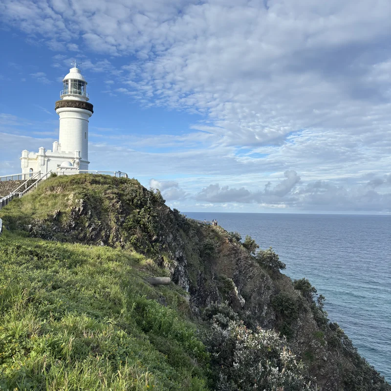 A view of the Cape Byron Lighthouse.