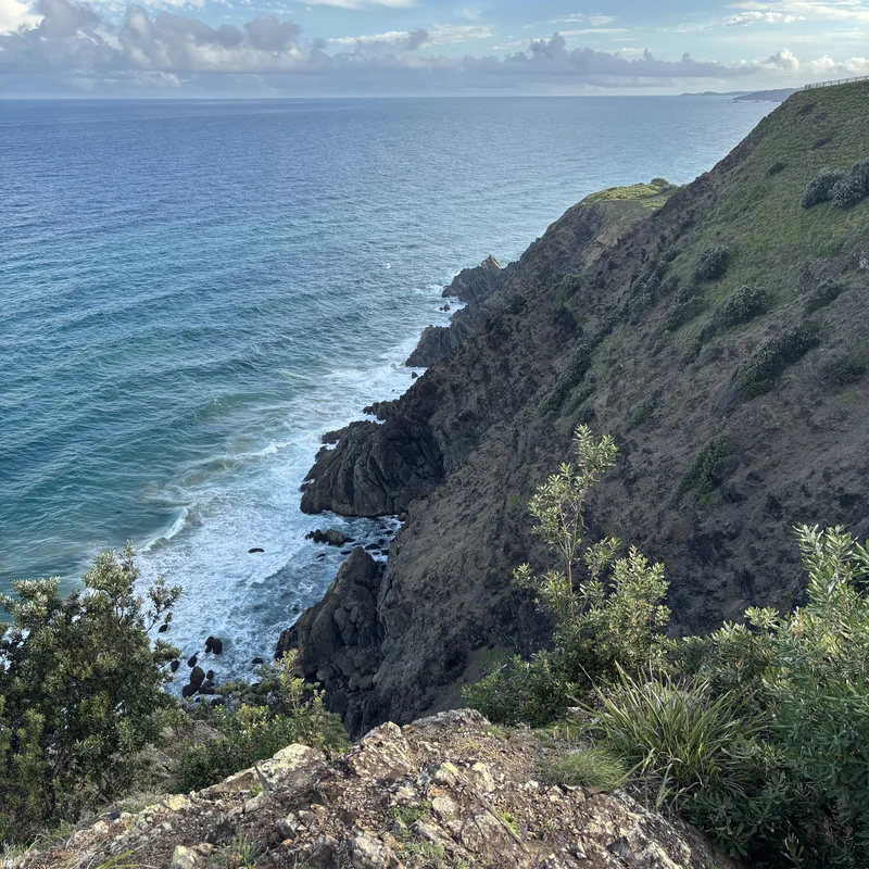 A view nearby from the Cape Byron Lighthouse