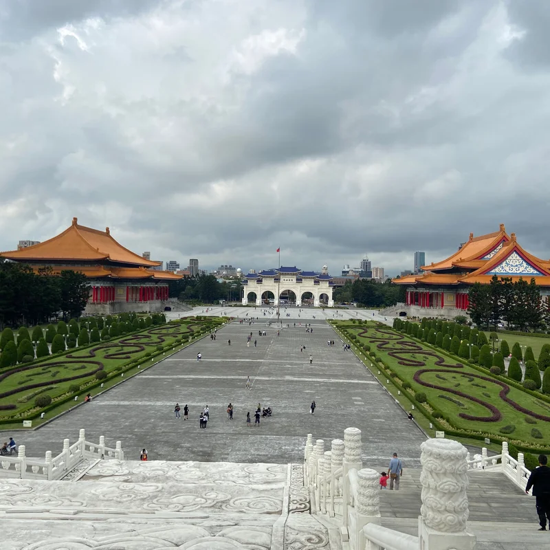 View from Chiang Kai-Shek Memorial Hall.