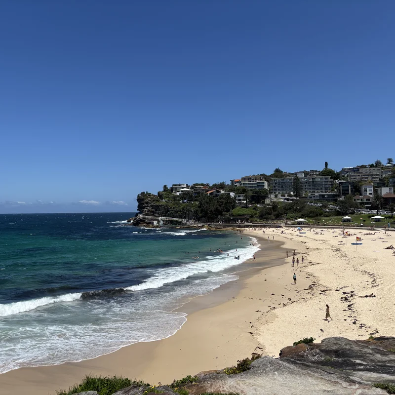 A view of the beach whilst walking the Coogee to Bondi walk, Picture 4.