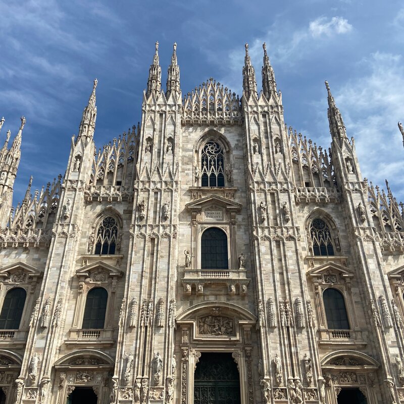 Milan Cathedral during the day.