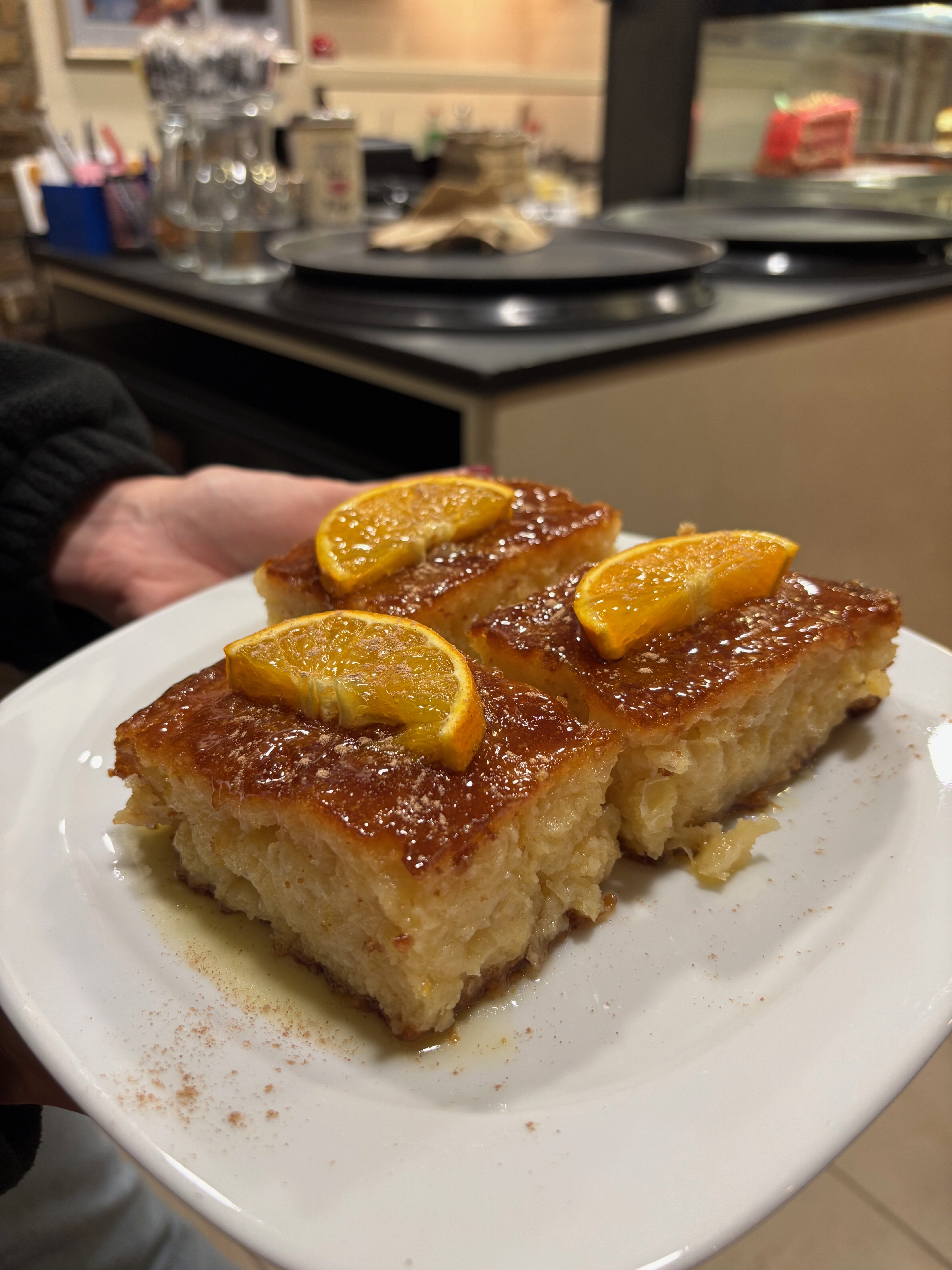Orange cake.