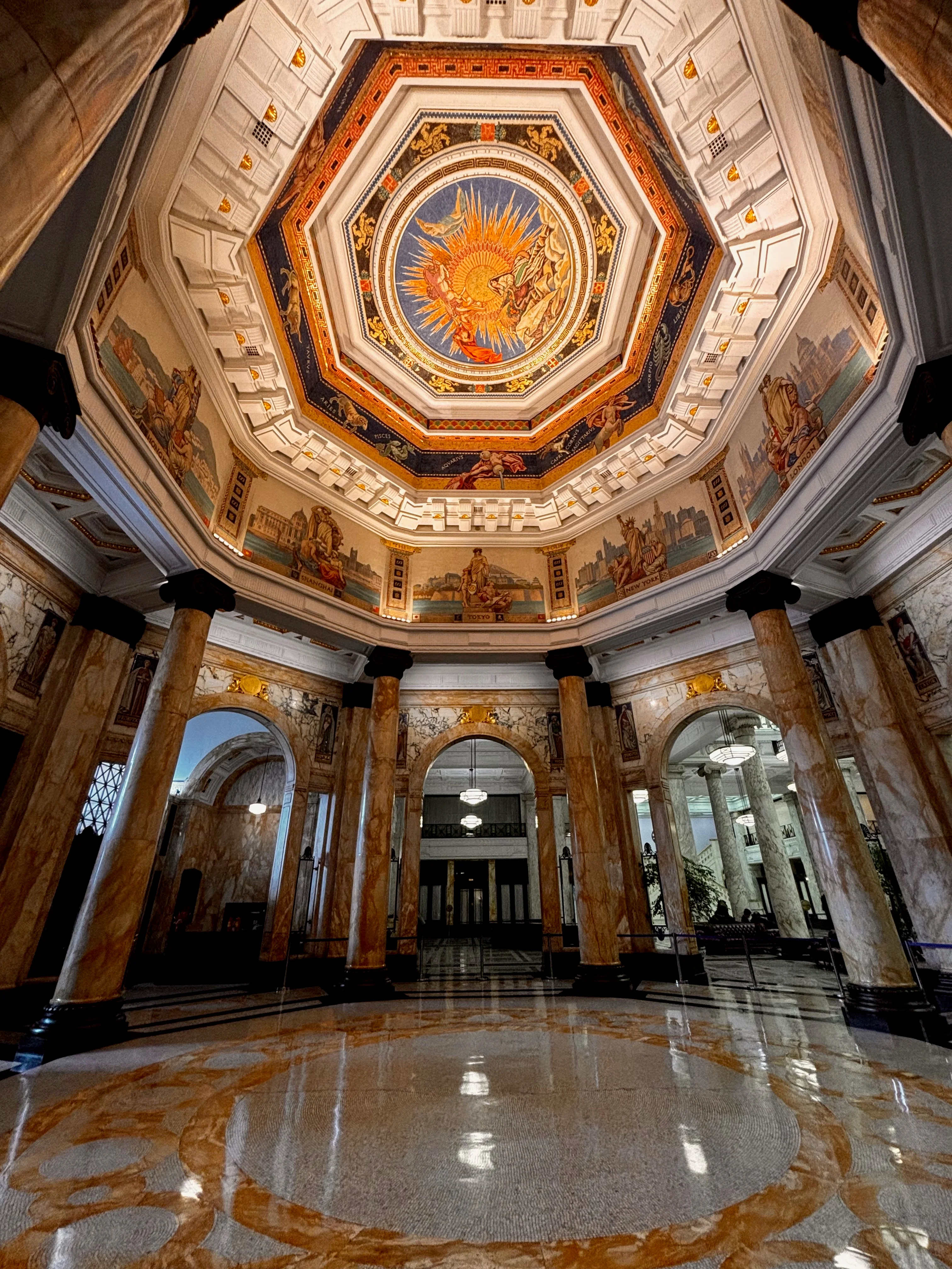 Inside the old HSBC building
