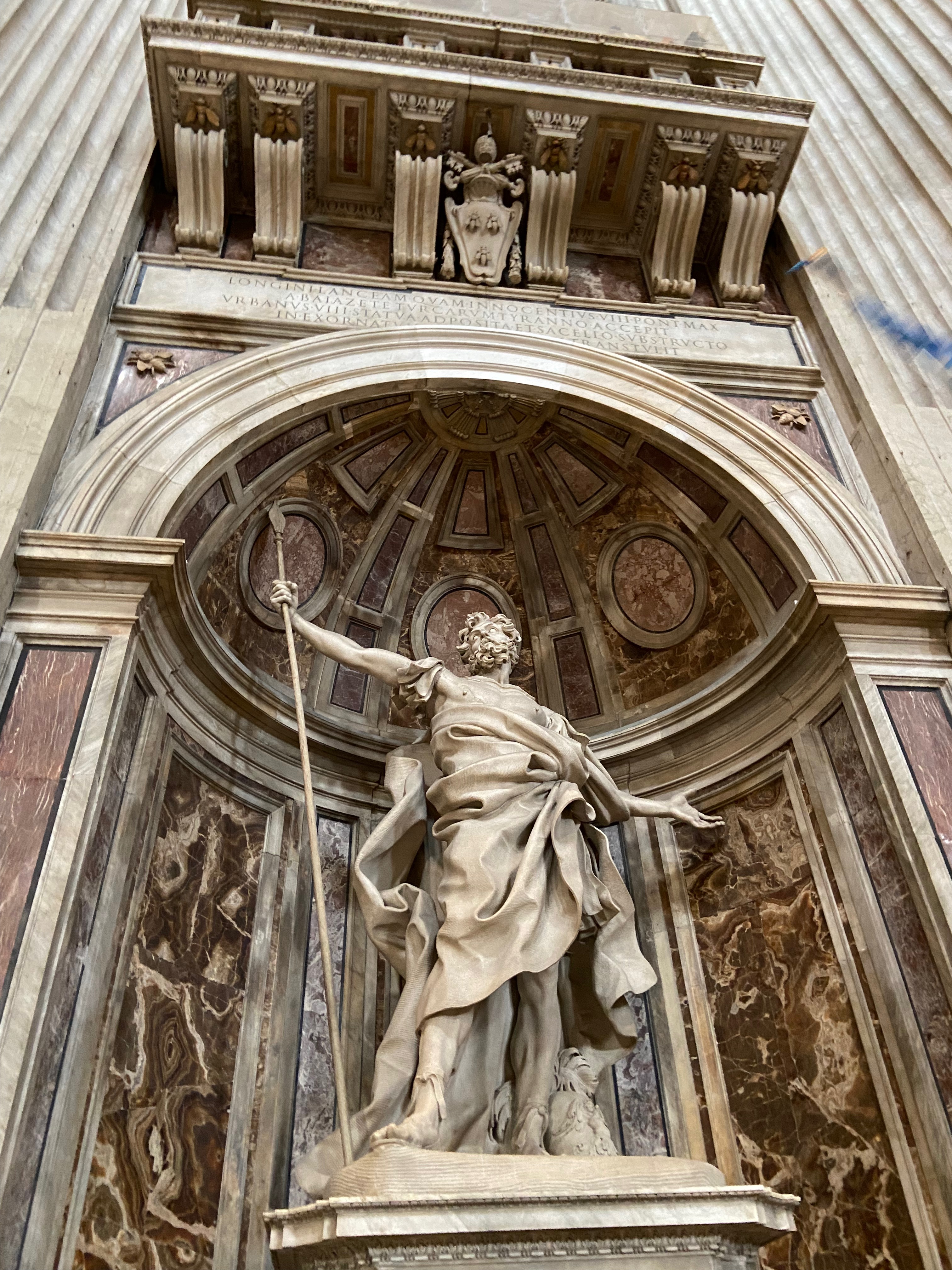 Famous statue in St. Peter's Basilica.