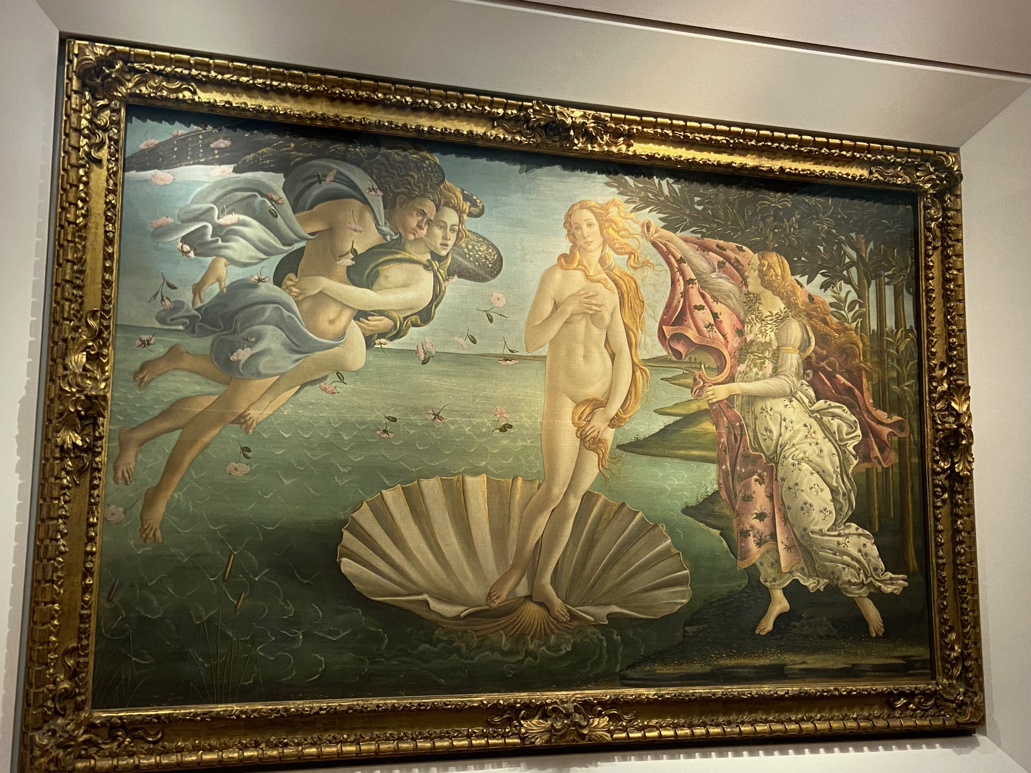 The birth of venus artwork.